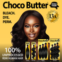 CHOCO BUTTER - 13A 100% UNPROCESSED REMI HUMAN HAIR BOHEMIAN