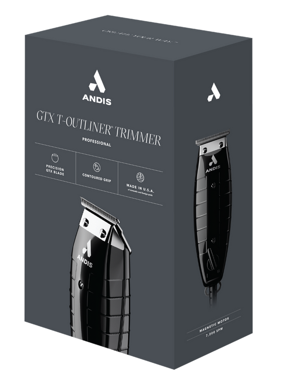 ANDIS - GTX T-OUTLINER 3-PRONG CORDED TRIMMER
