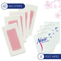 Nair - Hair Remover Wax Ready Strips For Face & Bikini