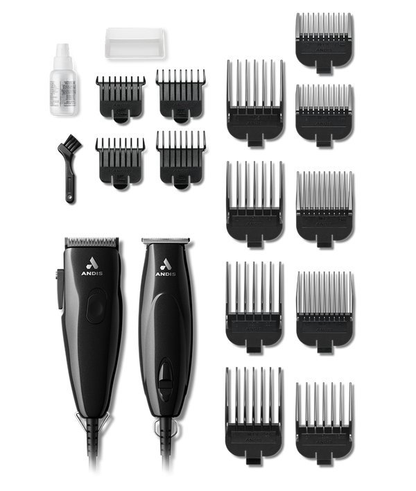 ANDIS - PIVOT MOTOR COMBO ADJUSTABLE BLADE CLIPPER | CORDED TRIMMER