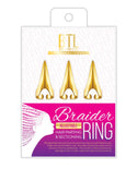 MAGIC COLLECTION - BTL Braider Hair Parting & Sectioning Ring Short GOLD