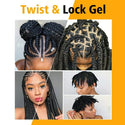 GOIPLE - Strong Hold Braid Gel Good For Twist, Locs, Braids STRAWBERRY