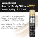 Jerome Russell - Hair & Body Glitter Color Spray GOLD