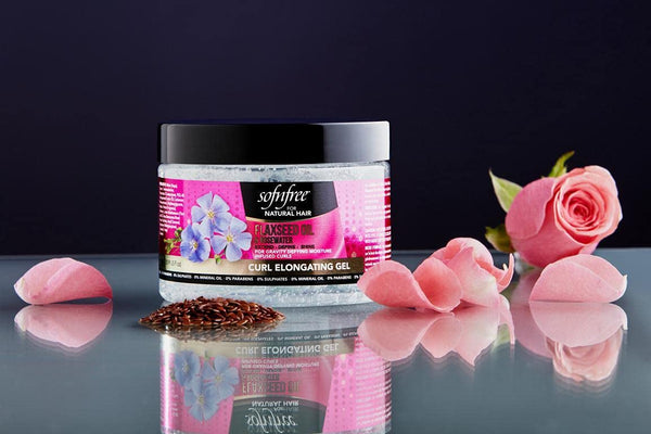 Sof N' Free - Flaxseed Oil & Rosewater Curl Elongating Gel