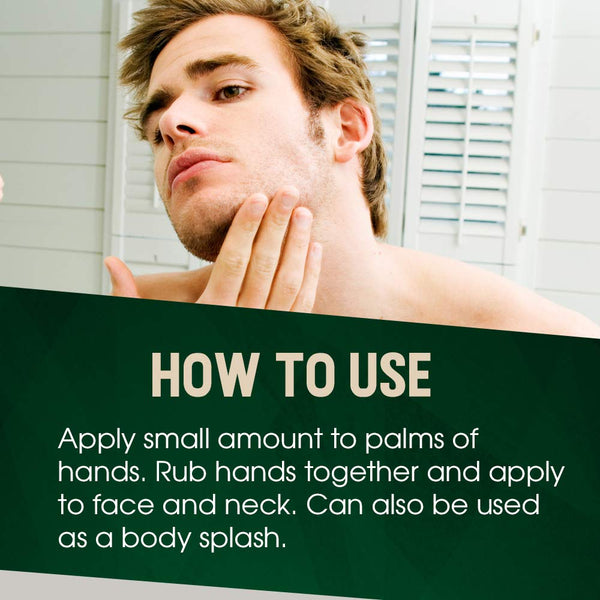 LUSTRAY - DRAGON NOIR Post Shave Lotion, Soothes Skin After Shaving