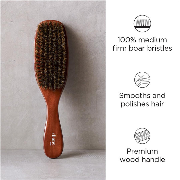 DIANE - Premium 100% Boar Wave Brush MEDIUM