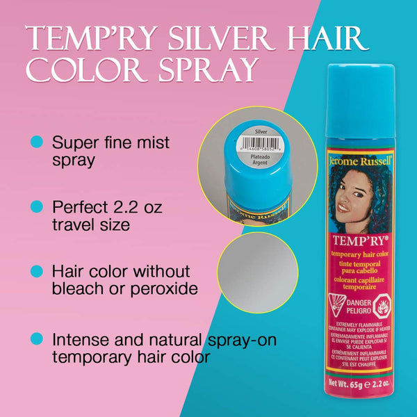 Jerome Russell - Temporary Hair Color SILVER