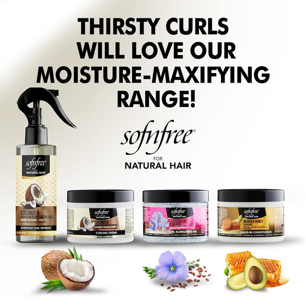 Sof N' Free - Flaxseed Oil & Rosewater Curl Elongating Gel