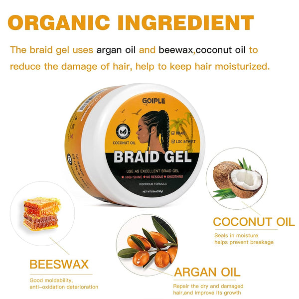 GOIPLE - Strong Hold Braid Gel PINEAPPLE