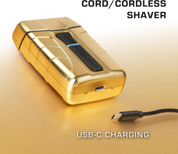 KISS - RED PRO CORDLESS SHAVER MATT GOLD