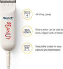 WAHL - Professional Cordless Clipper/Trimmer Peanut WHITE