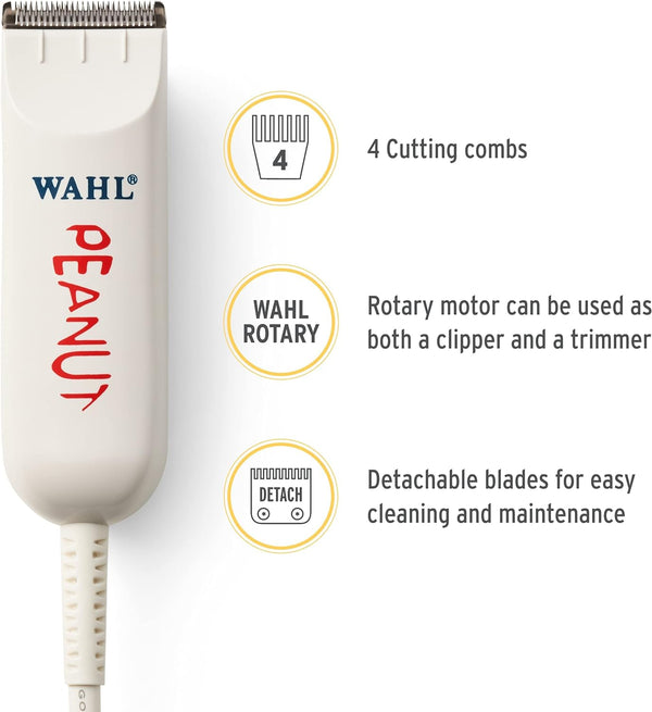 WAHL - Professional Cordless Clipper/Trimmer Peanut WHITE