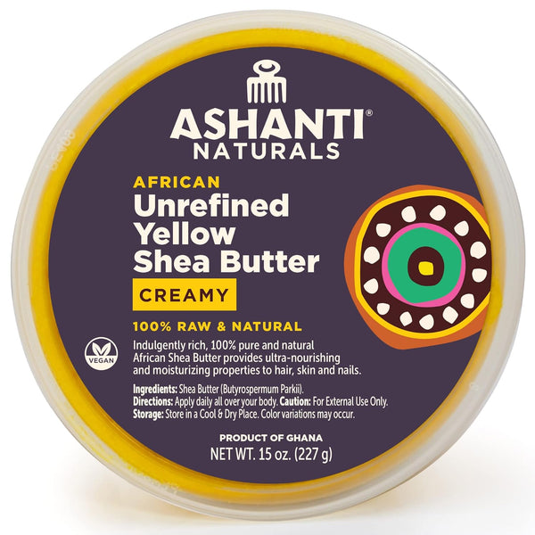 ASHANTI - Naturals 100% Yellow Shea Butter SOFT & CREAMY