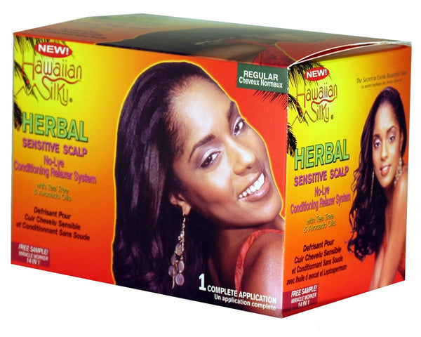 Hawaiian Silky - Herbal No-Lye Conditioning Relaxer System REGULAR