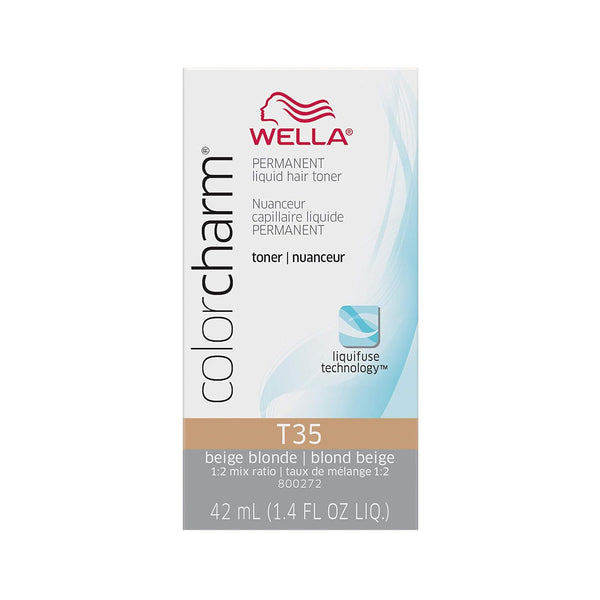 WELLA - Color Charm Permanent Liquid Hair Toner T35 BEIGE BLONDE