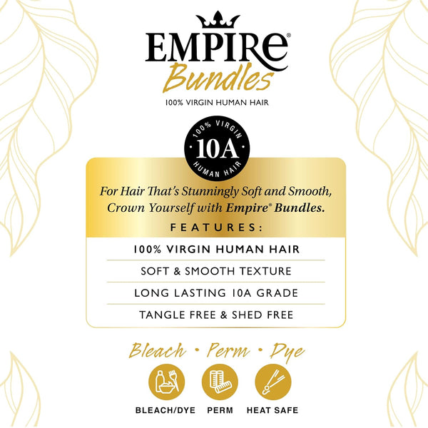 SENSATIONNEL - EMPIRE 10A BUNDLES 4X4 CLOSURE MULTI PACK STRAIGHT (HUMAN)
