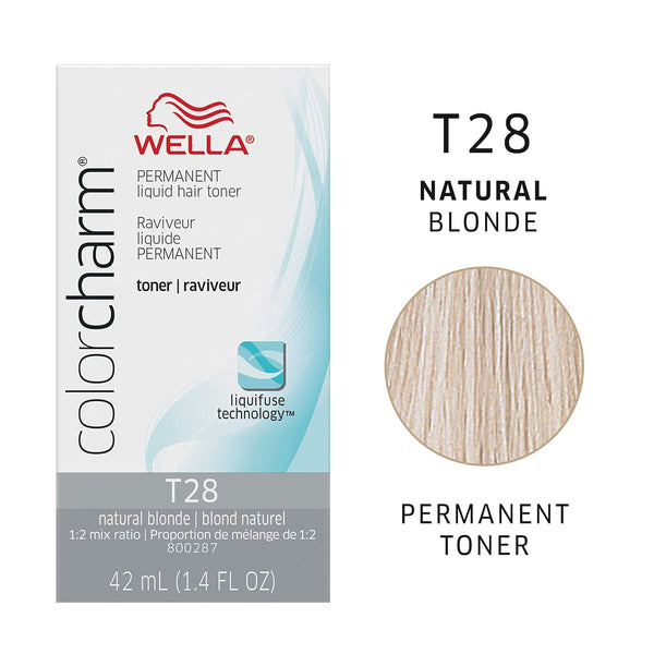 WELLA - Color Charm Permanent Liquid Hair Toner T28 NATURAL BLONDE