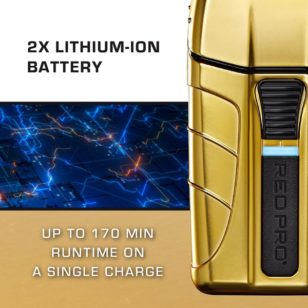 KISS - RED PRO CORDLESS SHAVER MATT GOLD
