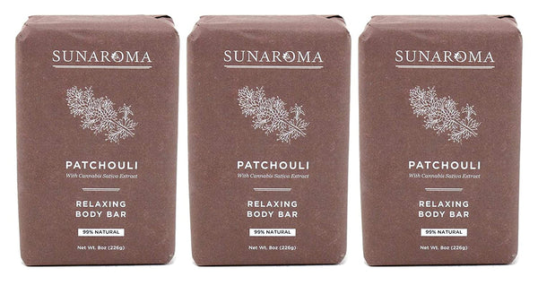 SUNAROMA - Patchouli Relaxing Body Bar