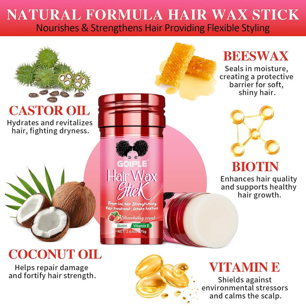 GOIPLE - Hair Wax Stick STRAWBERRY