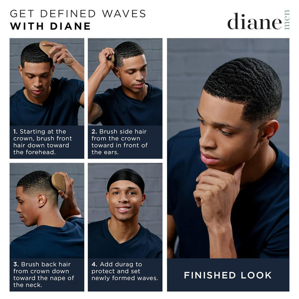 DIANE - Reinforced Boar Military Wave Brush HARD