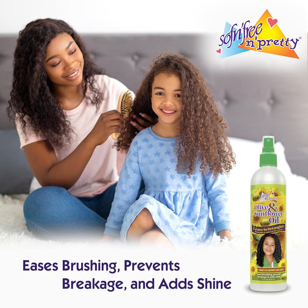 Sof N' Free - N' Pretty Olive & Sunflower Oil Leave-In Detangler
