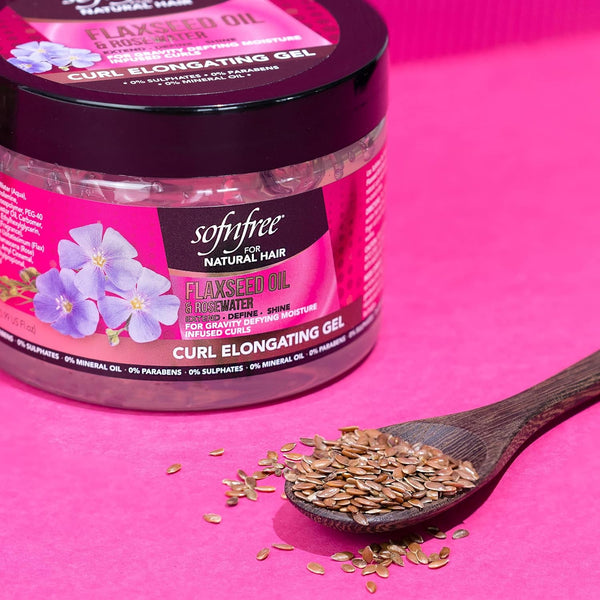 Sof N' Free - Flaxseed Oil & Rosewater Curl Elongating Gel