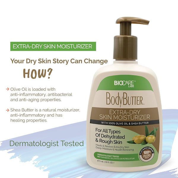 BIOCARE LABS - Naturally Clear Skin Body Butter Olive & Shea Butter