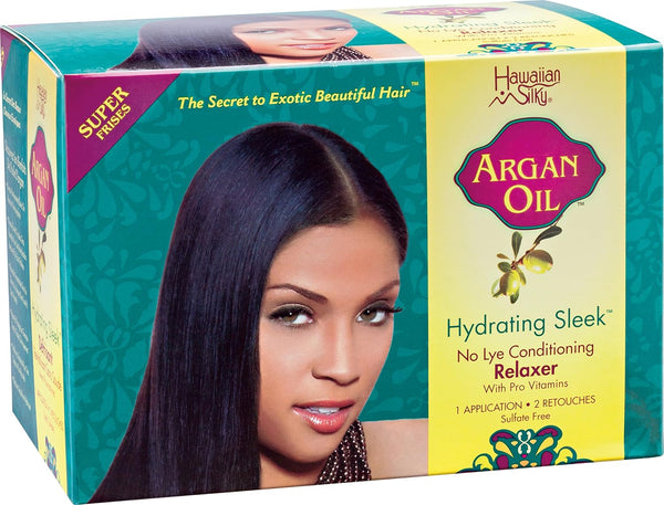 Hawaiian Silky - Argan Oil Hydrating Sleek No-Lye Conditioning Relaxer SUPER