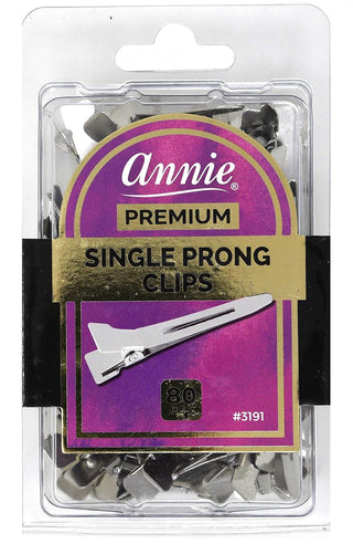 ANNIE - Premium Single Prong Clips 80PCs