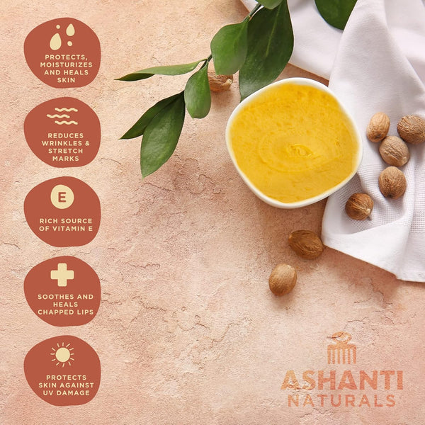 ASHANTI - Naturals 100% Yellow Shea Butter SOFT & CREAMY