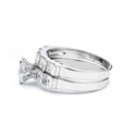 JOY JEWELRY - Cubic Zirconia Silver Ring (99R-004)