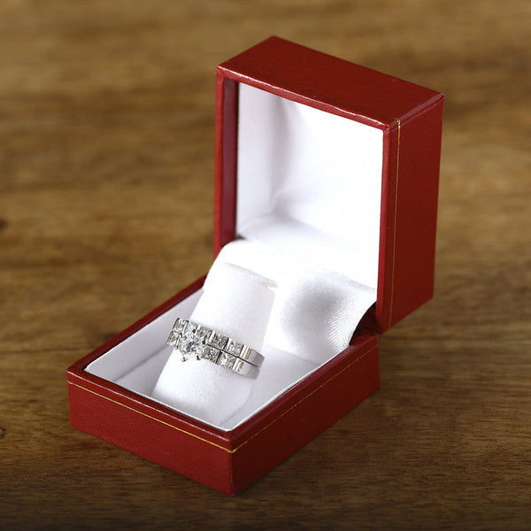 JOY JEWELRY - Cubic Zirconia Silver Ring (99R-004)