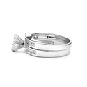 JOY JEWELRY - Cubic Zirconia Silver Ring (99R-026)