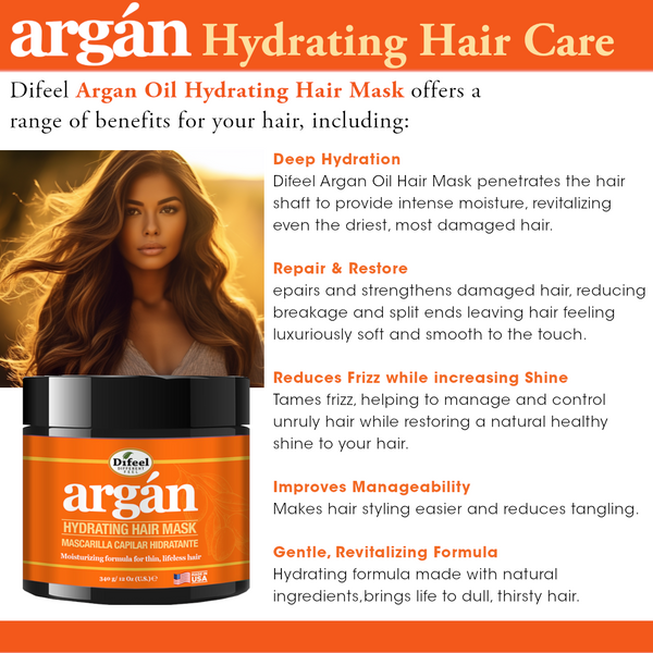 Difeel - Argan Hydrating Hair Mask