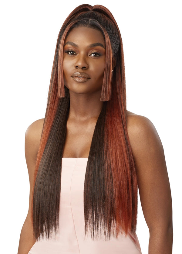 OUTRE - AIRTIED 100% FULLY HAND-TIED WIG - HHB - SLEEK YAKI 28"