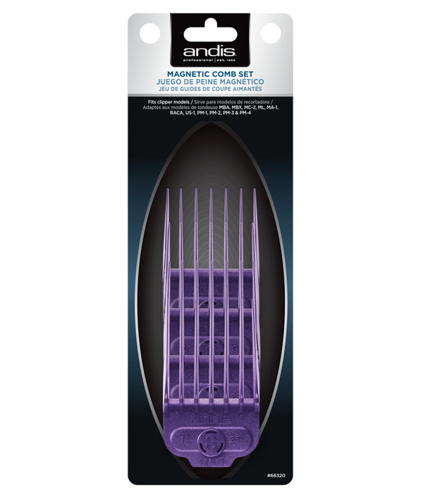 ANDIS - Magnetic Comb Set 4PCS #66374
