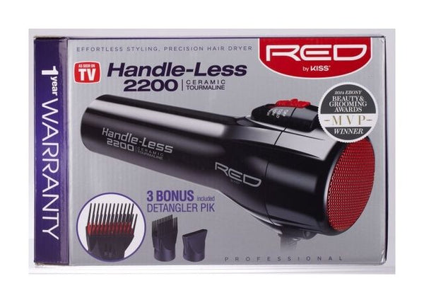 KISS - RED 2200 CERAMIC TOURMALINE HANDLE-LESS