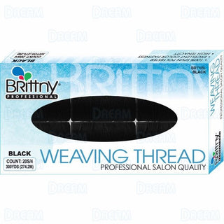 BRITTNY - Professional Weaving Thread BLACK 1 PCs