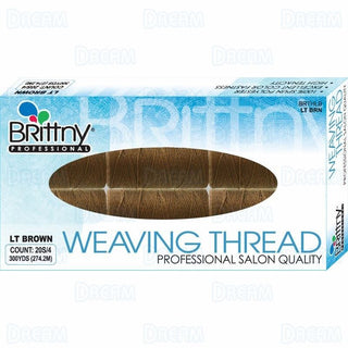 BRITTNY - Professional Weaving Thread LIGHT BROWN 1PC
