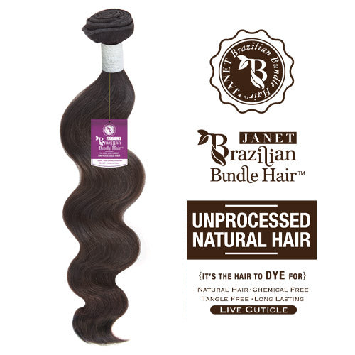 JANET - Brazilian Bundle Hair BombShell 6PCs NATURAL WAVY