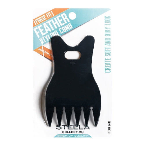STELLA COLLECTION - Premium Quality Feather Styling Comb