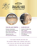 SENSATIONNEL - GLUELESS 13X4 BOHEMIAN 20"-13A HD LACE WIG