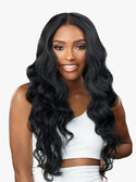 SENSATIONNEL - BUTTA LACE WIG - CURLY BODY 26" (HH MIXED)