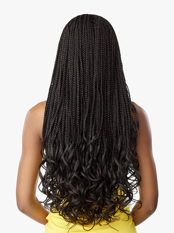 SENSATIONNEL - CLOUD 9 4X4 BRAIDED LACE WIG "BOX FRENCH CURL 30"