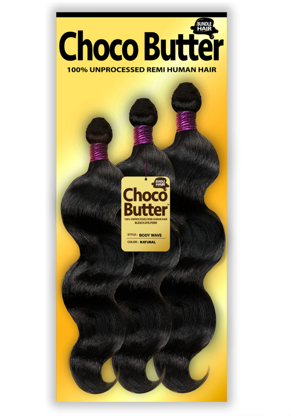 CHOCO BUTTER - 13A 100% UNPROCESSED REMI HUMAN HAIR BODY WAVE
