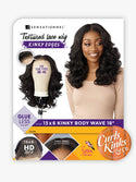 SENSATIOINNEL - KINKY EDGE 13X6 LACE WIG - KINKY BODY WAVE 18 (CK&CO)