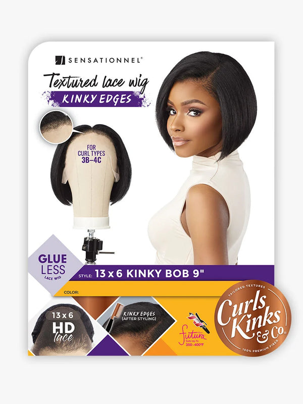 SENSATIONNEL - KINKY EDGE 13X6 LACE WIG - KINKY BOB 9 (CK&CO)