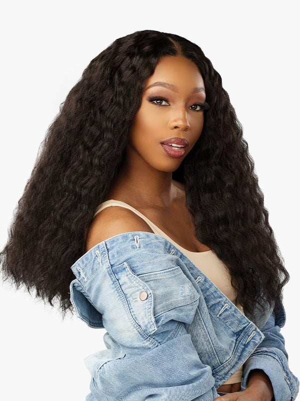 SENSATIONNEL - KINKY EDGE Y-PART LACE WIG - KINKY BRAID OUT 20 (CK&CO)