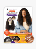 SENSATIONNEL - KINKY EDGE Y-PART LACE WIG - KINKY BRAID OUT 20 (CK&CO)